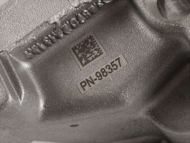 Laser_sample_mark_with_2D_on_raw_metal