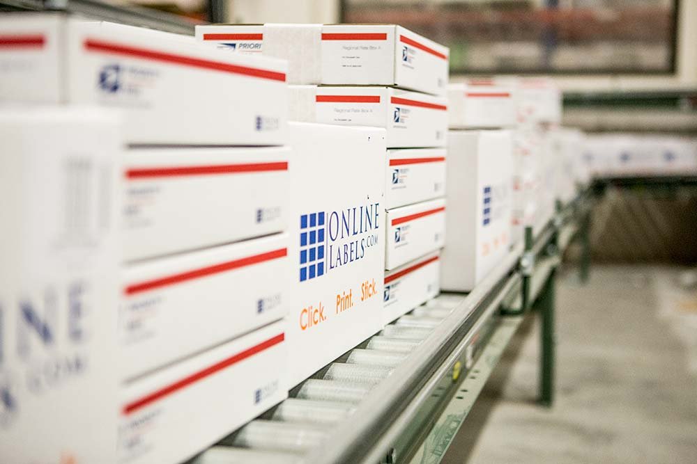 OnlineLabels Shipping Boxes