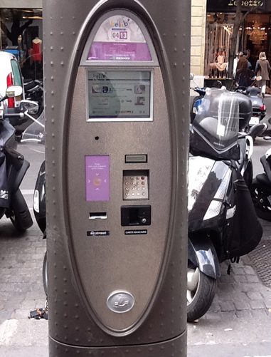 bike pos kiosk Paris 