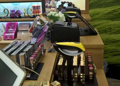 colorful scanner spotted in boutique