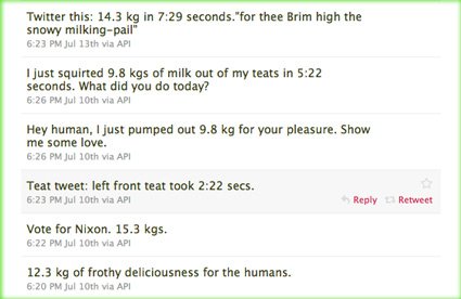 RFID twitter cows RFID twitter cows