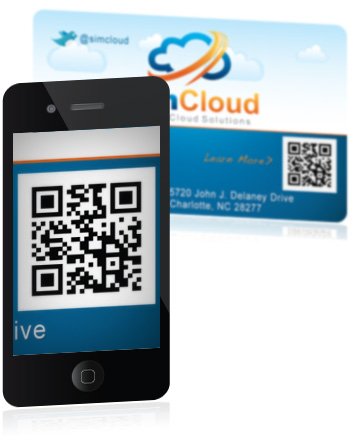 plastic qr code business card
