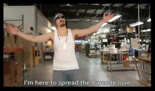 rap bar code video